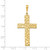 14k Nugget Style Cross Pendant C1464