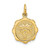 14k RN Registered Nurse Disc Charm C1784