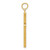 14k Polished Cross Pendant C3784