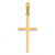 14k Polished Cross Pendant C3784