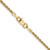 10k 2mm Regular Rope Chain 10K014S-22