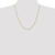 10k 2mm Regular Rope Chain 10K014S-22