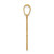 14k Polished Cross Charm C3787