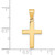 14k Polished Cross Charm C3787