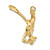 14k Solid Polished Eagle Pendant C2430