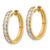 14K Lab Grown Diamond VS/SI FGH Hinged Hoop Earrings EM4265-100-YLG