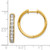 14k Diamond Hinged Hoop Earrings EM4265-125-YA