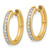 14K Lab Grown Diamond VS/SI FGH Hinged Hoop Earrings EM4264-025-YLG