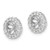 14K White Gold Lab Grown Diamond VS/SI FGH Earring Jackets EJM5303-050-WLG