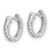 14k White Gold Diamond Hinged Hoop Earrings EM5347-010-WA