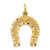 14k Horseshoe Charm C453