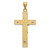 14k Two-tone INRI Crucifix Pendant D31