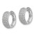 14k White Gold Diamond Hinged Hoop Earrings EM5376-062-WA