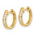 14k Diamond Hinged Hoop Earrings EM5352-025-YA