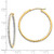 14k Diamond Fascination Round Hinged Hoop Earrings DF256