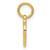 14K Polished Cut-out Heart Pendant D604