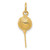 14k Golf Ball Charm D3475