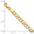 14k Double Link with Hearts Charm Bracelet DO499-8
