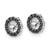 14k White Gold Black Diamond Earring Jackets EJM5306-BK-025-WA