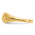 14k Polished Scalloped Dome Ring CH255