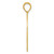 14k Ichthus Fish Pendant D3741