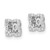 14k White Gold Diamond Earring Jackets EM8577-010-WA