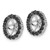 14k White Gold Black Diamond Earring Jackets EJM5310-BK-110-WA