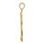 14k Polished Cross Pendant D1523