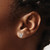 14k White Gold Diamond Initial V Earrings EM4170V-005-WA