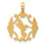14K Polished Fancy Hummingbird Charm D5498