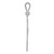 14k White Gold Cross Charm CH111