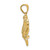 14K Blue Crab Pendant D4109