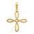 14k Fancy Cross Pendant D5128