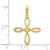 14k Fancy Cross Pendant D5128