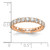 14K Rose Gold Lab Grown Diamond VS/SI FGH Eternity Band ET0005-300-7RLG