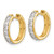 14K Lab Grown Diamond VS/SI FGH Hinged Hoop Earrings EM4264-100-YLG