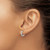 14k White Gold Diamond Hinged Hoop Earrings EM4263-025-WA