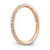 14K Rose Gold Lab Grown Diamond VS/SI FGH Eternity Band ET0005-050-4RLG