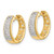 14k Diamond Hinged Hoop Earrings EM5377-025-YA