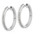 14k White Gold Diamond Hinged Hoop Earrings EM4265-025-WA