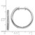 14k White Gold Diamond Hinged Hoop Earrings EM4265-025-WA