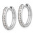 14k White Gold Diamond Hinged Hoop Earrings EM4264-040-WA