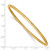 14k 3mm Diamond-cut Tube Slip-on Bangle DB476