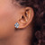 14k White Gold Sapphire and Diamond Post Earrings EM7218-SA-015-WA