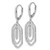 14k White Gold Diamond Leverback Earrings EM4373-075-WA