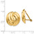 14k Omega Clip Polished Non-pierced Earrings H914