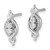 14k White Gold Diamond Fancy Earrings EM3838-025-WA