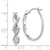 14k White Gold Diamond Fancy Earrings EM3888-050-WA