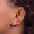 14k White Gold Oval Amethyst and Diamond Earrings EM7104-AM-006-WA