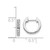14k White Gold Diamond Hinged Hoop Earrings EM5348-016-WA